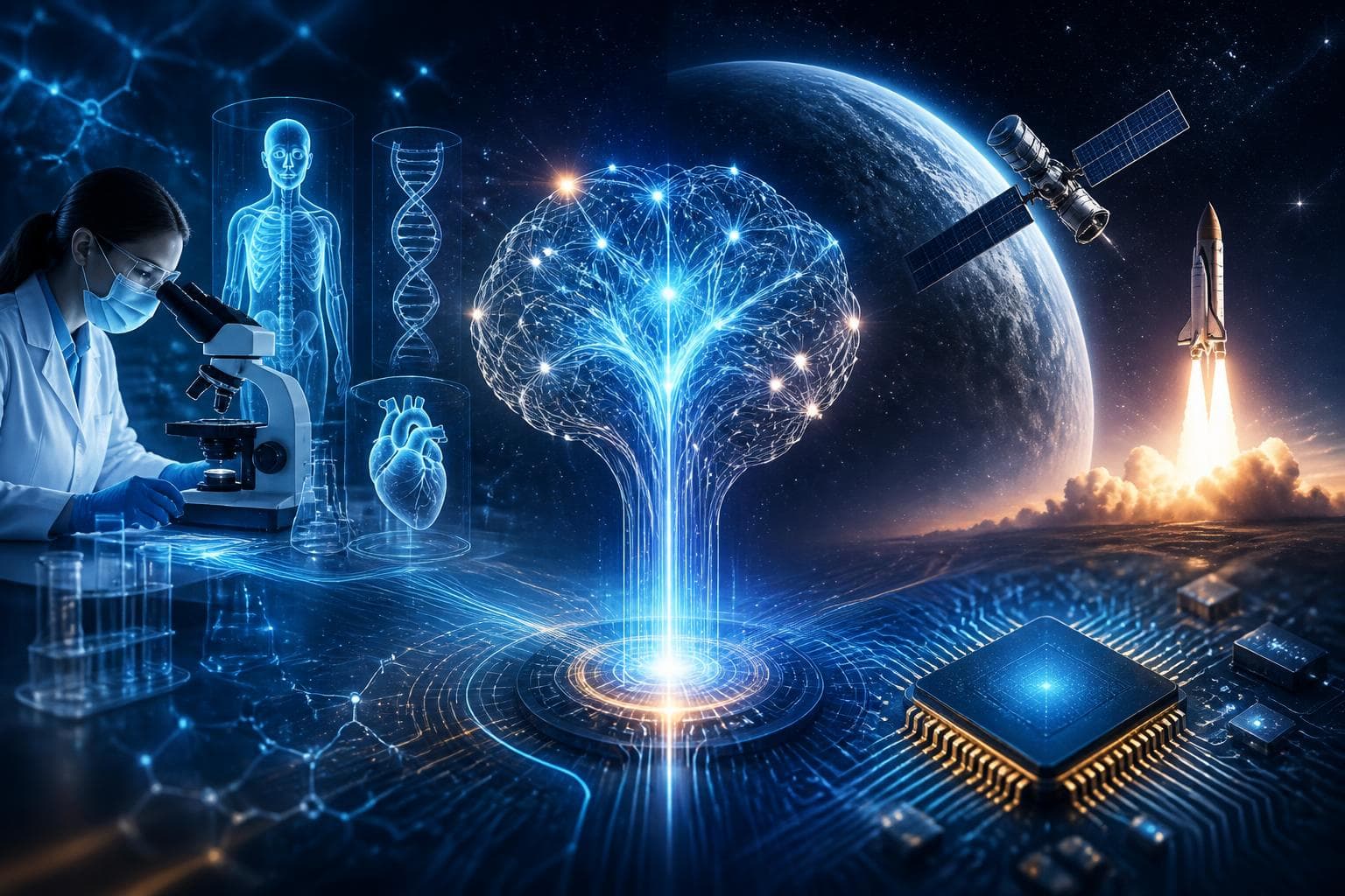 IA open-source : santé, espace et puces redéfinissent la R&D en 2026